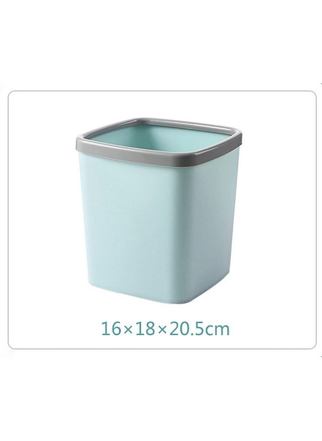 wolpin wolpin Plastic Table Open-Top Dustbin Small Size For Desktop, Study Table, Bedroom, Bathroom, Office Mini Portable Waste Bin For Kitchen (16 X 18 X 20.5 Cm) Blue  - Image 4