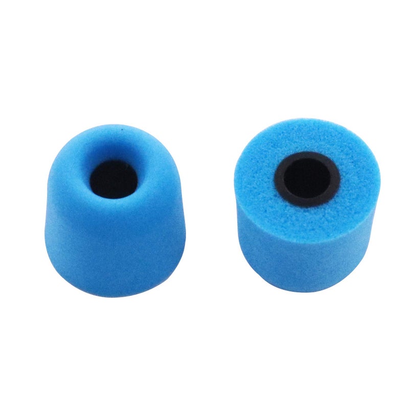 ALXCD Foam Ear Tips Compatible with 4.0mm Connect Hole, Medium Size 4 Pairs Soft Memory Foam Earbud Tips, Fit for Most in-Ear Headphones, Foam, Black Gray Red Blue - Image 4