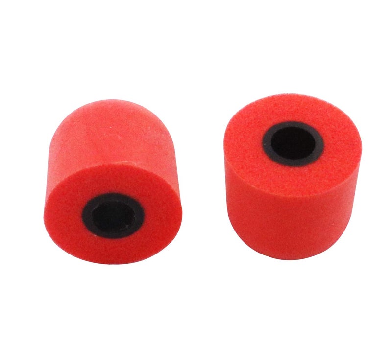 ALXCD Foam Ear Tips Compatible with 4.0mm Connect Hole, Medium Size 4 Pairs Soft Memory Foam Earbud Tips, Fit for Most in-Ear Headphones, Foam, Black Gray Red Blue - Image 5
