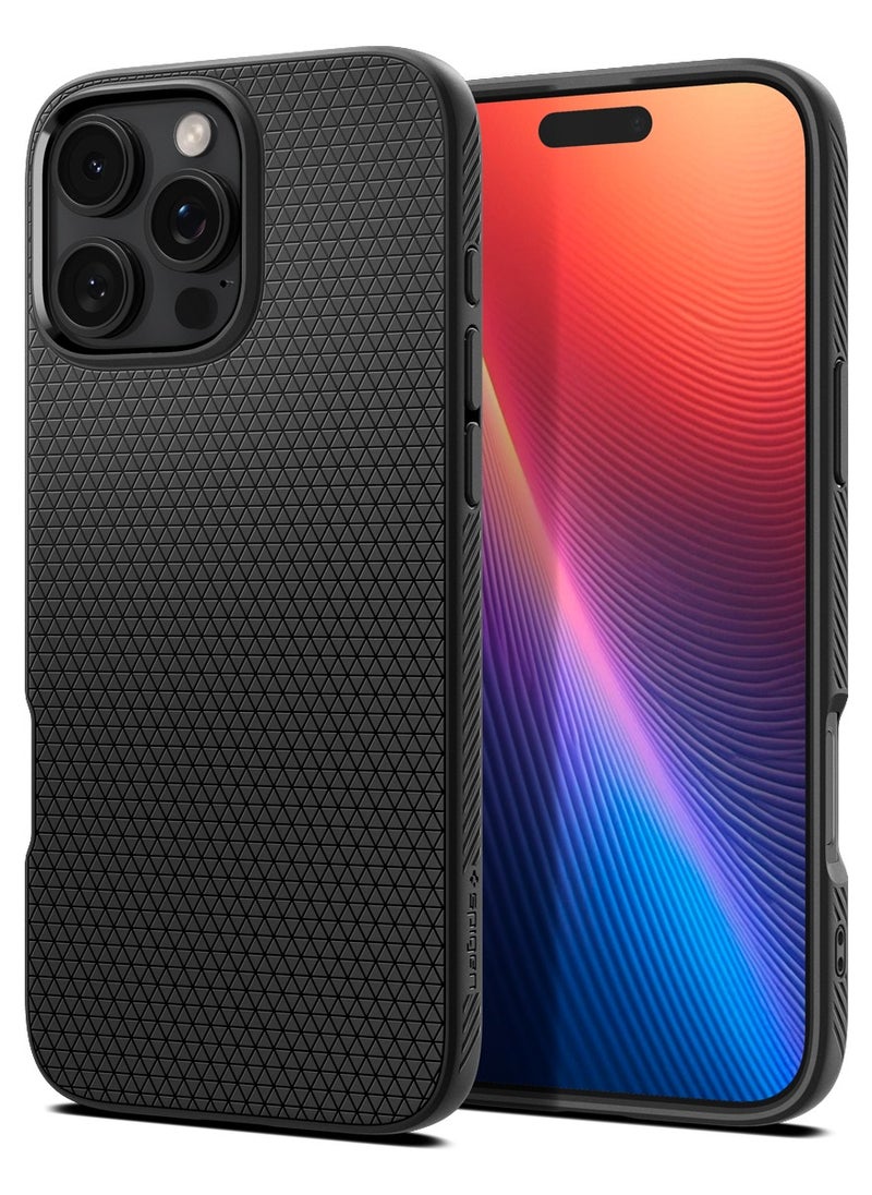Spigen Liquid Air for iPhone 16 Pro Case Cover (2024) - Matte Black  - Image 1