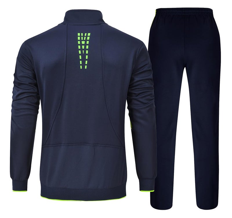 YSENTO Men's Tracksuits Outfits Set 2 Piece Jogging Suits Warm Up Sweatsuits Sweat Track Suits Sets Green M - Image 2