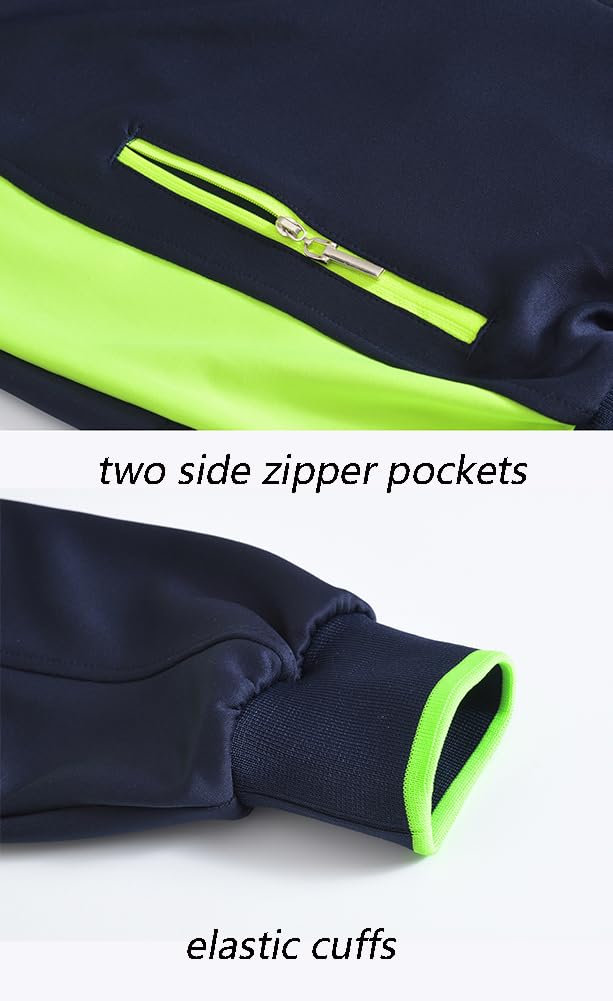 YSENTO Men's Tracksuits Outfits Set 2 Piece Jogging Suits Warm Up Sweatsuits Sweat Track Suits Sets Green M - Image 4