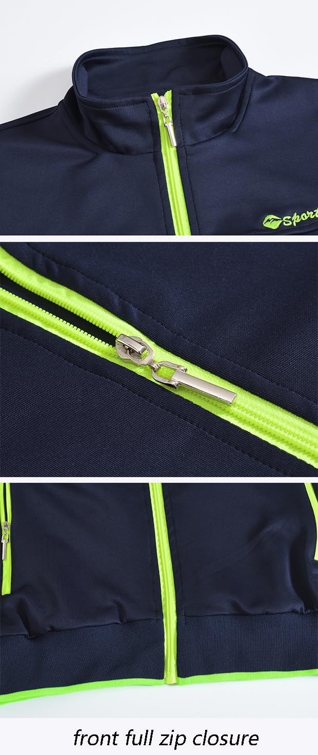 YSENTO Men's Tracksuits Outfits Set 2 Piece Jogging Suits Warm Up Sweatsuits Sweat Track Suits Sets Green M - Image 3