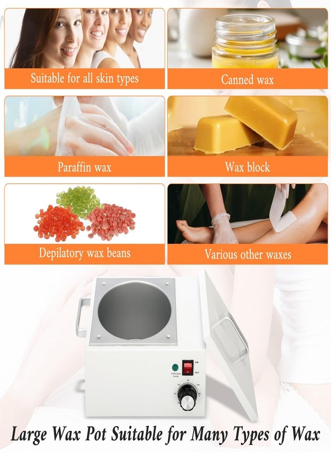 Orsong 5.5 lbs Wax Pot Warmer Professional for Hair Removal,Large Wax Pot with 32-248℉(0-120℃) Temperature Adjustment Settings for Home,Beauty Salon,Spa,Barber Shop,Gift - Image 5
