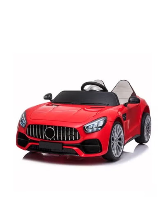 StarKids 12V Dual Motor Kids Ride-On Electric Sports Car - Premium supercar-inspired design with realistic interior and exterior details, full parental remote control, long-lasting rechargeable battery, front and rear LED lights - Image 2
