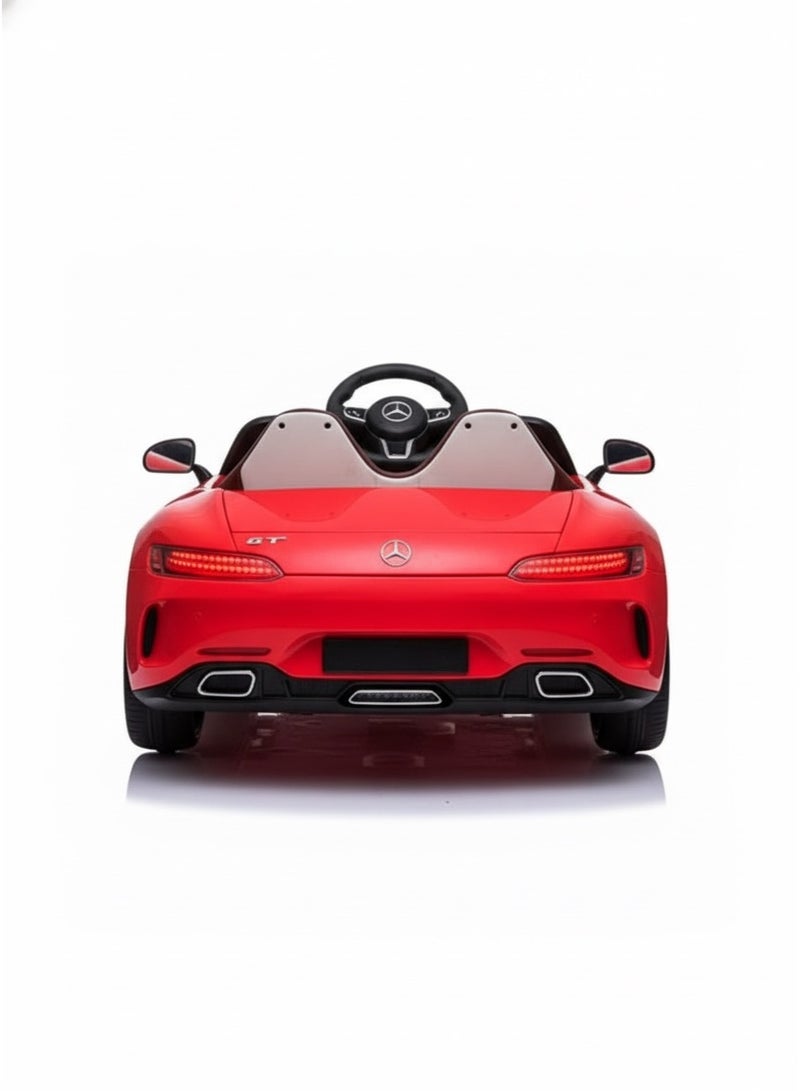 StarKids 12V Dual Motor Kids Ride-On Electric Sports Car - Premium supercar-inspired design with realistic interior and exterior details, full parental remote control, long-lasting rechargeable battery, front and rear LED lights - Image 5