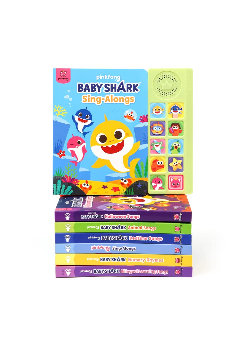 Pinkfong Baby Shark Sing-Alongs 10 Button Sound Book | Baby Shark Toys | Learning & Education Toys | Interactive Baby Books for Toddlers 1-3 | Gifts for Boys & Girls  - Image 4