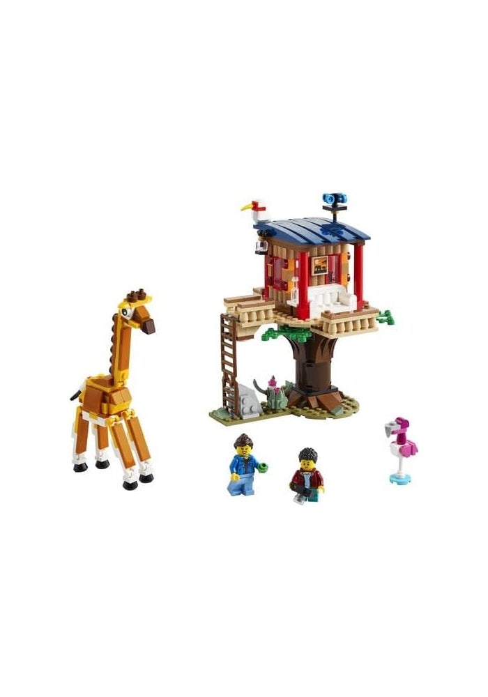 LEGO Creator 3in1 Safari Wildlife Tree House Building Kit (397 Pieces) - Image 4