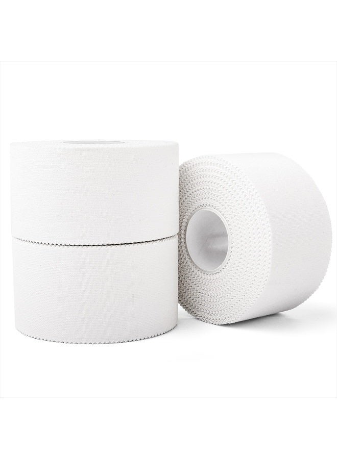 iFwevs (3 Pack) White Athletic Sports Tape, Very Strong Easy Tear No Sticky Residue Tape for Athlete & Sport Trainers & First Aid Injury Wrap,Suitable for Bats,Tennis,Gymnastics & Boxing（1.5in X 35ft） - Image 1