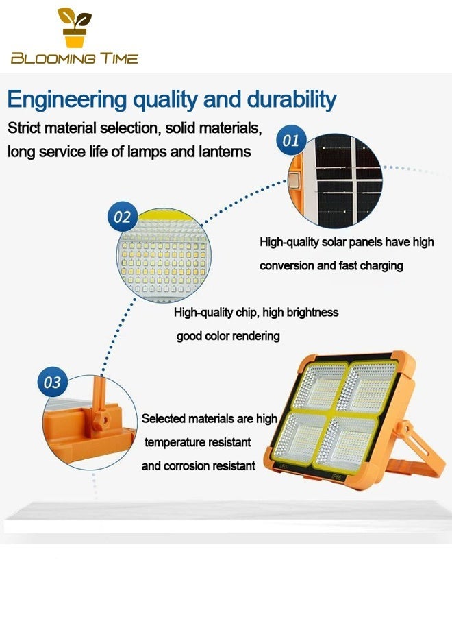 بلومنغ تايم الإضاءة الشمسية ، في الهواء الطلق انفجار ضوء ، ضوء الفيضانات ، ماء الطوارئ التخييم في الهواء الطلق ضوء المحمولة - Image 2