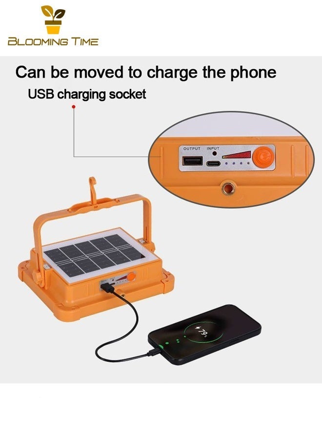 بلومنغ تايم الإضاءة الشمسية ، في الهواء الطلق انفجار ضوء ، ضوء الفيضانات ، ماء الطوارئ التخييم في الهواء الطلق ضوء المحمولة - Image 4