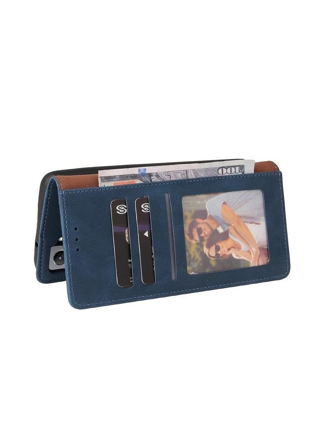 S-TOP Case For Samsung Galaxy S21 FE 5G Simple Suction Closure Horizontal Flip Leather Case with Holder & Card Slot & Wallet - Image 5