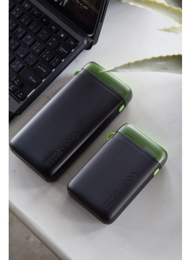 Goui 10000 mAh & 20000 mAh Pack of 1 each) Pwani Power Bank Portable Charger – Simultaneous Charging for Smartphones, Tablets, Bluetooth Devices, and More | Compact and Travel-Friendly Design for Instant Power Anywhere - Multicolour Multicolour - Image 3