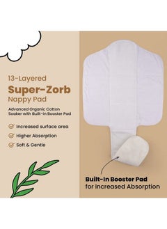 Plant Powered Cloth Diaper For Babiesfree Size ; Medical Grade Fabric With 100% Organic Cotton ; Reusable 13 Layer Breathable Soaker With Builtin Booster Pad ; Pack Of 3 (B.Hug+Cloudy+Ssun) - pzsku/Z54F58B65D2944A661942Z/45/_/1692784935/b57a4293-5b16-44f3-983d-262644c61157