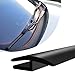 vvag 18M6Ft Windshield Cowl Molding Rubber Seal Strip Trim Front Rear Windshield Seal Car Weather Stripping Window Sunroof Seal for Most Cars Trucks SUV - Image 2