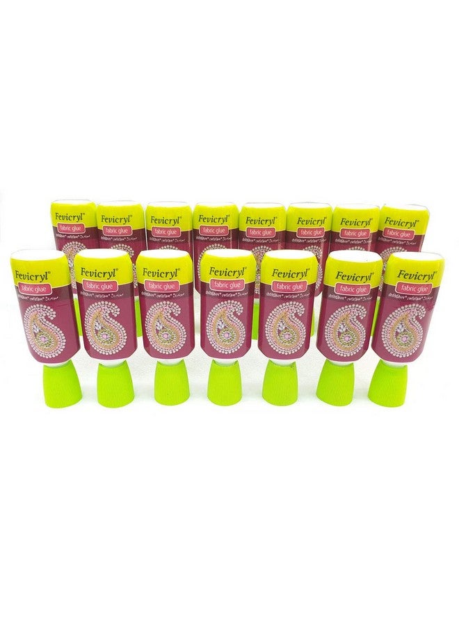 فيفيكرايل غراء فيفيكريل للأقمشة بدون غرز (30 مل) - مجموعة من 15 قطعة