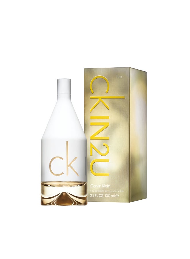 CALVIN KLEIN Ck In2U Eau De Toilette 100ml - Image 2