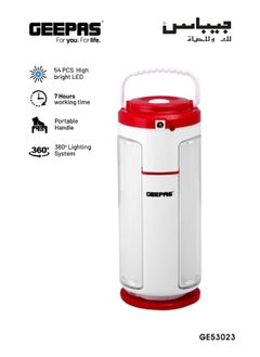 GEEPAS Rechargeable LED Lantern 10W - 54 Super Bright LEDs, 7 Hours Working, GE53023 , Multicolor  - Image 1