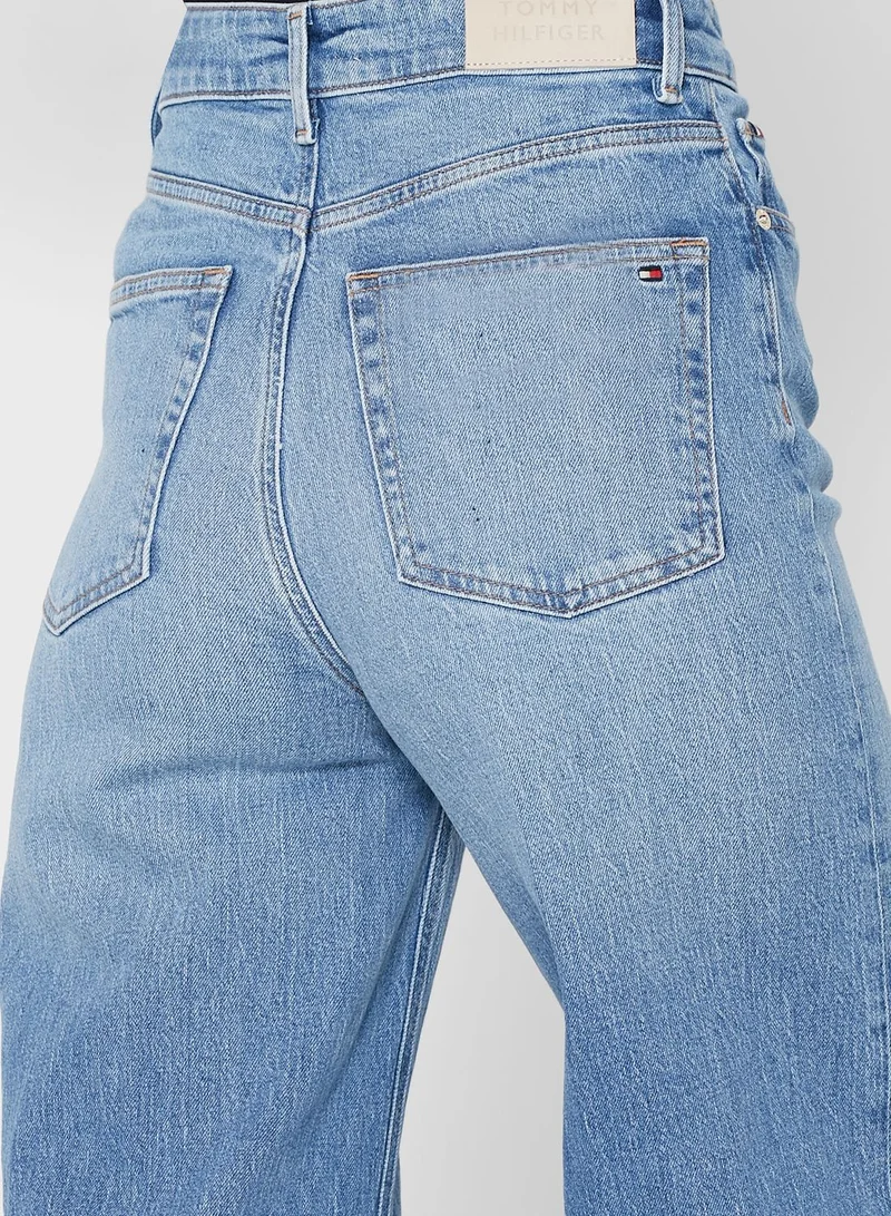 TOMMY HILFIGER High Waist Straight Jeans