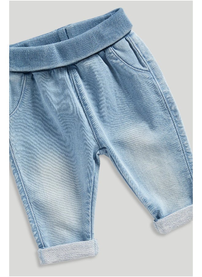 mothercare - Denim Joggers - Image 1