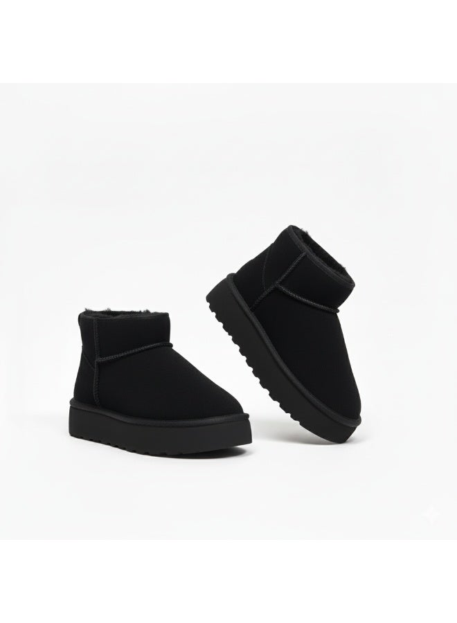 Shoes Suede Stylish AG-2 - Black - Image 1