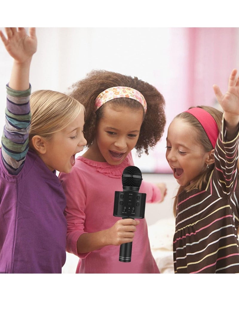 Bluetooth Karaoke Microphone Wireless,Portable Singing Microphone for Kids Adults,Karaoke Machine for Kids Toys,Birthday Gifts Ideas for 3 4 5 6 7 8 9 10 11 12 Year Old Girls Boys Teens - Image 2