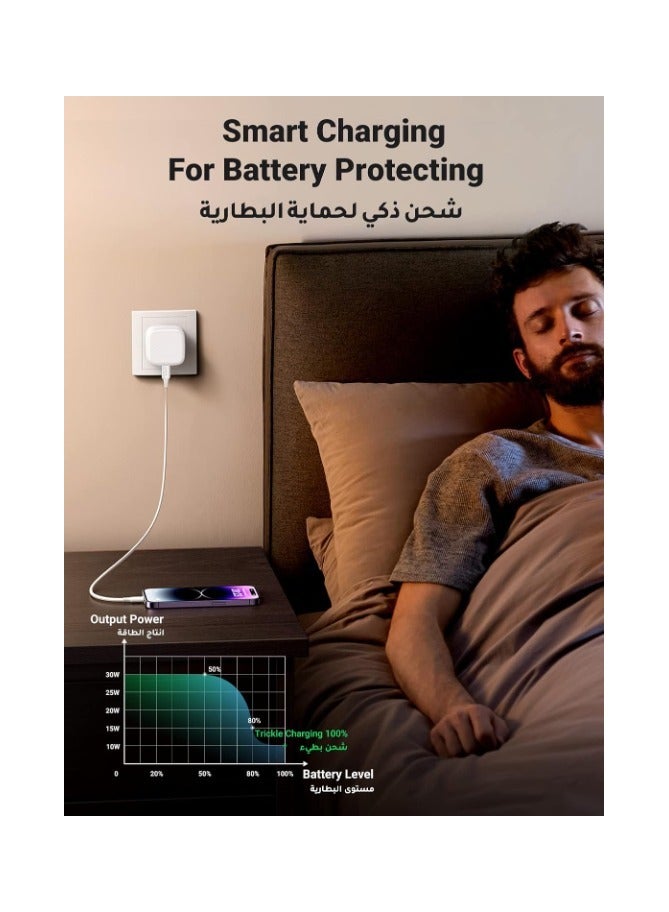 REBENUO 30W Charger for iPhone 15 Pro USB-C Type C Power Adapter 30W PD Fast Charging - Image 5