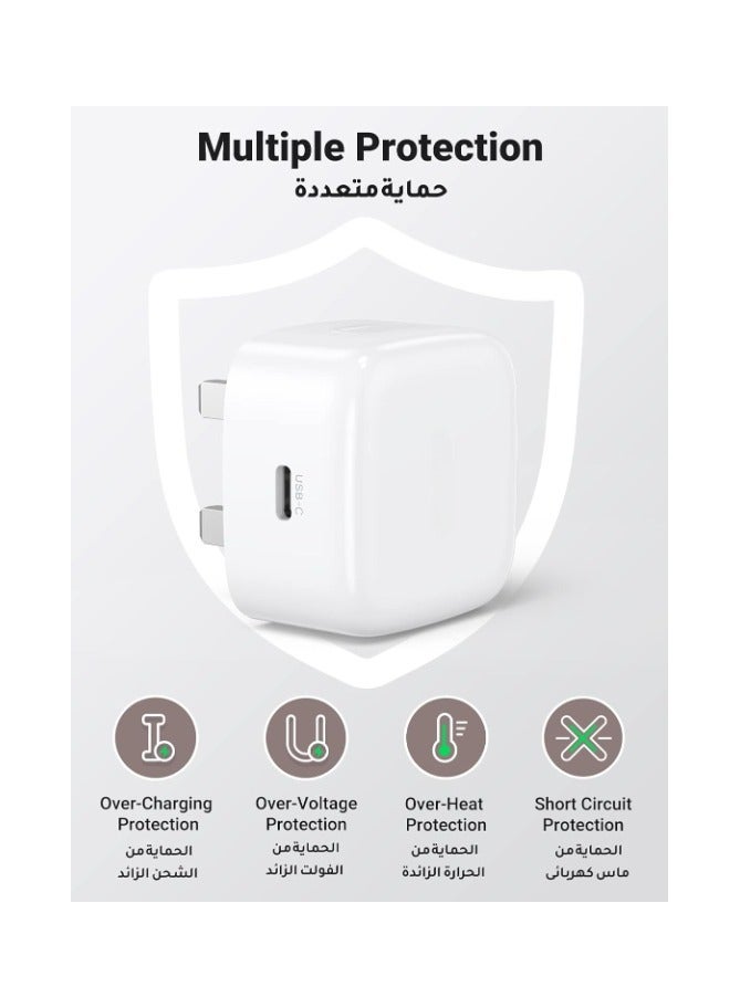 REBENUO 30W Charger for iPhone 15 Pro USB-C Type C Power Adapter 30W PD Fast Charging - Image 2