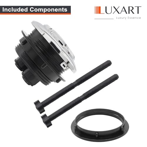 LUXART Replaceable 48mm Round Dual Flush Push Button - Toilet Water Tank Flushing Button| Round Button for Lid Cover of Toilet Water TankLid Hole Should be at Least 48 mm to 58 mm - Image 2