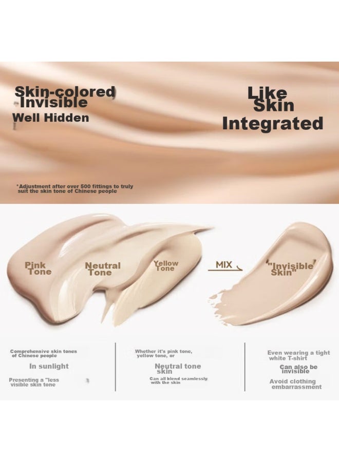 MIIOW Miiow Invisible Seamless Foundation Bra, Soft Support, Skin Color, Invisible, Comfortable, Wireless, Nude Feel Brassiere - Image 5