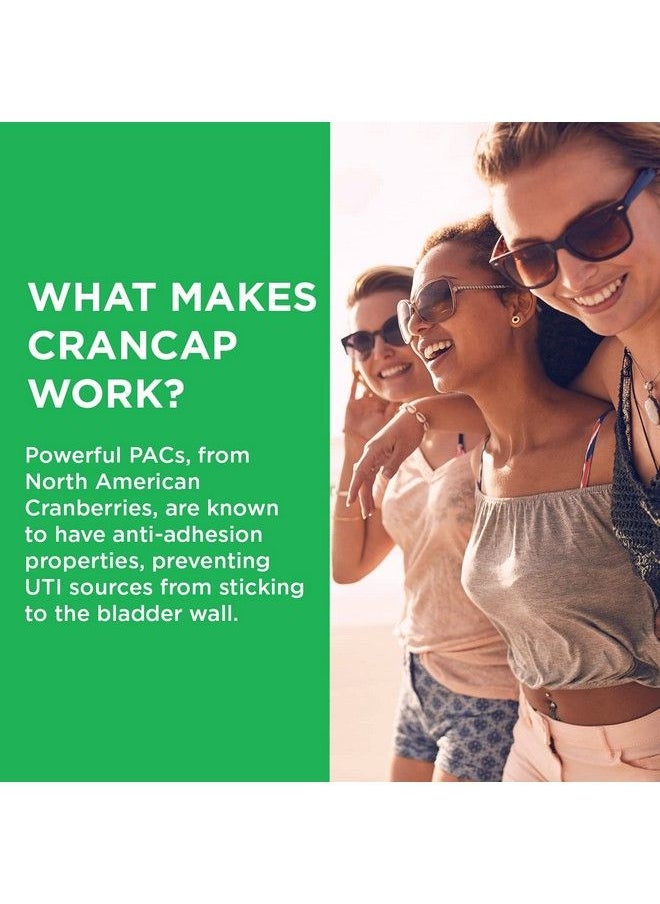CranCap - Cranberry Pills For Urinary Tract Health 30 Count 36Mg Of Potent Pacs Cranberry Extract Helps Cleanse & Protect The Urinary Tract From A Uti Nongmo Vegan And Glutenfree - Image 1