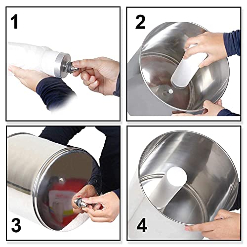 Pristine Stainless Steel Water Filter with 3 Ceramic Candles | Purifier with Storage (Capacity-26Liters, Silver) Gravity - Image 5