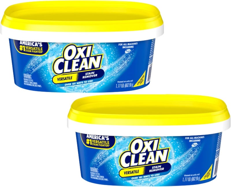 OxiClean Versatile Stain Remover Over 101 Uses ChlorineFree For All Machines 177 lb Pack of 2 - Image 1