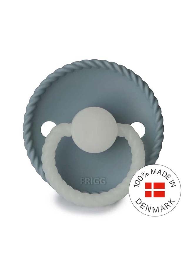 FRIGG لهاية FRIGG Rope سيليكون للأطفال 0-6 أشهر 1-Pack لون أزرق حجري - الحجم 1 - Image 1