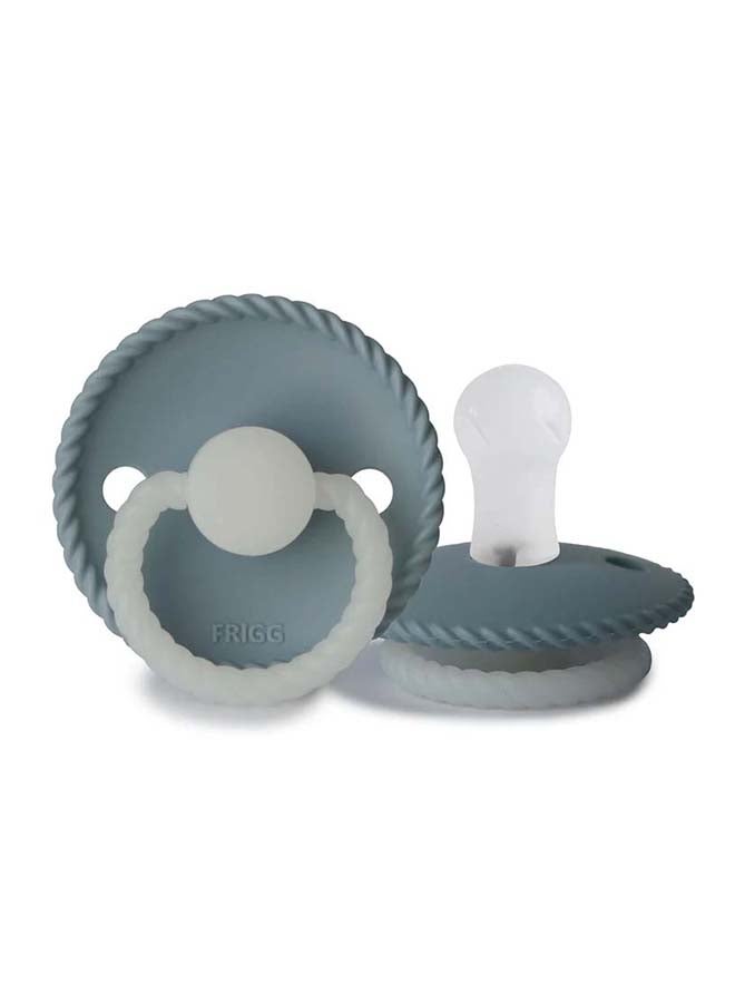 FRIGG لهاية FRIGG Rope سيليكون للأطفال 0-6 أشهر 1-Pack لون أزرق حجري - الحجم 1 - Image 2