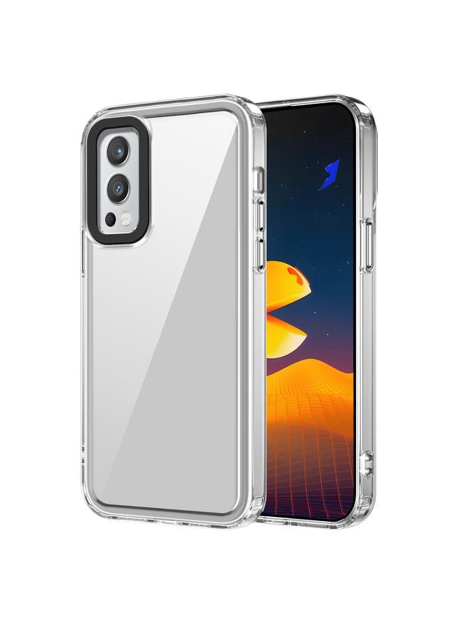 اس-توب جراب لهاتف OnePlus Nord 2 5G مصنوع من مادة الأكريليك الشفافة + TPU المقاوم للصدمات - Image 1
