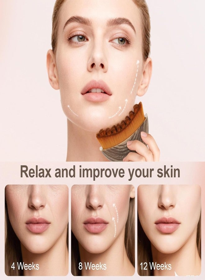 ZTOCOZ Lymphatic Contour Face Brush for Manual Facial Cleansing & Sculpting, Soft Hypoallergenic Bristles, ZTOCOZ Facial Massage Brush for Jawline, Neck & Chin, Reduces Puffiness, Improves Glow, Includes Travel Case - Image 5
