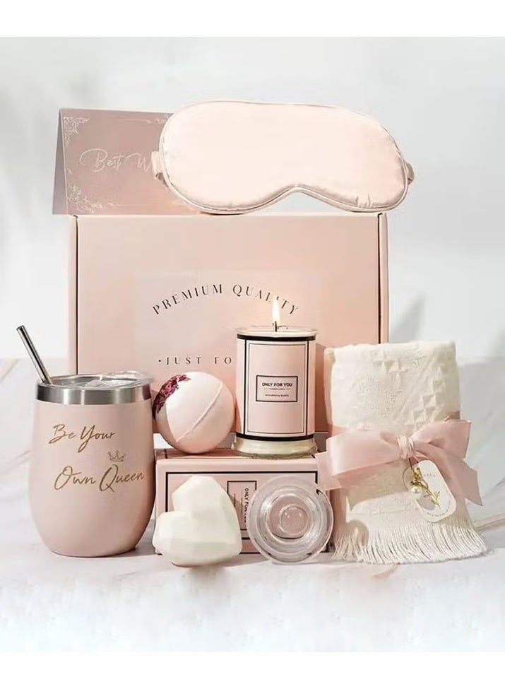 Valentine's Day,Birthday Gifts for Women, Relaxing Spa Gift Basket Set, Unique Gift Ideas for Women, Gifts for Mom Sister Best Friend Wife, Coworker Teacher Nurse Gifts for Women - Image 1