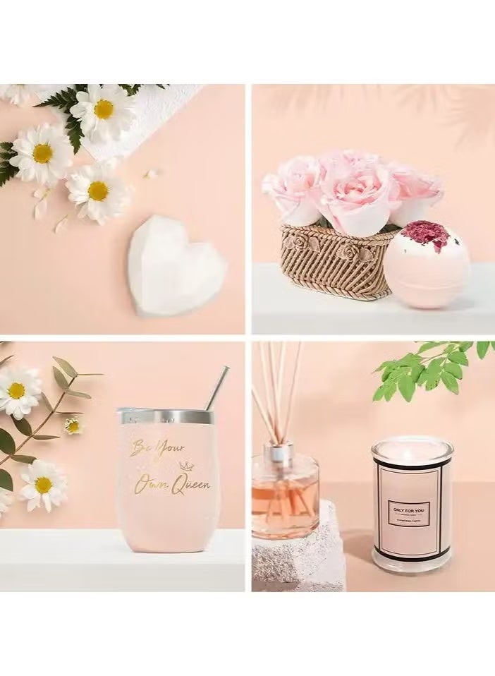 Valentine's Day,Birthday Gifts for Women, Relaxing Spa Gift Basket Set, Unique Gift Ideas for Women, Gifts for Mom Sister Best Friend Wife, Coworker Teacher Nurse Gifts for Women - Image 2