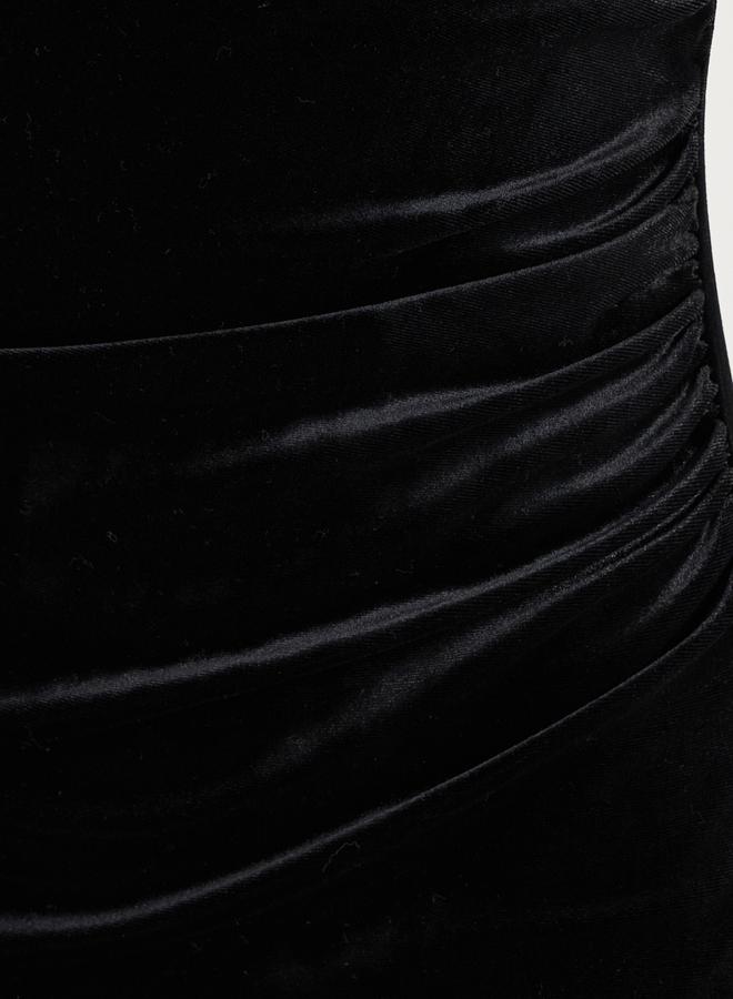 ستايلي فستان ميدي بديكون بأكمام طويلة - Image 3