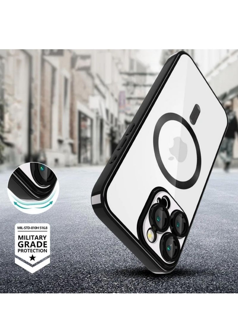 ELTRAZONE iPhone 16 Pro Case with MagSafe - Ultimate Shock Protection & Scratch Resistance (Shiny Black) - Image 4