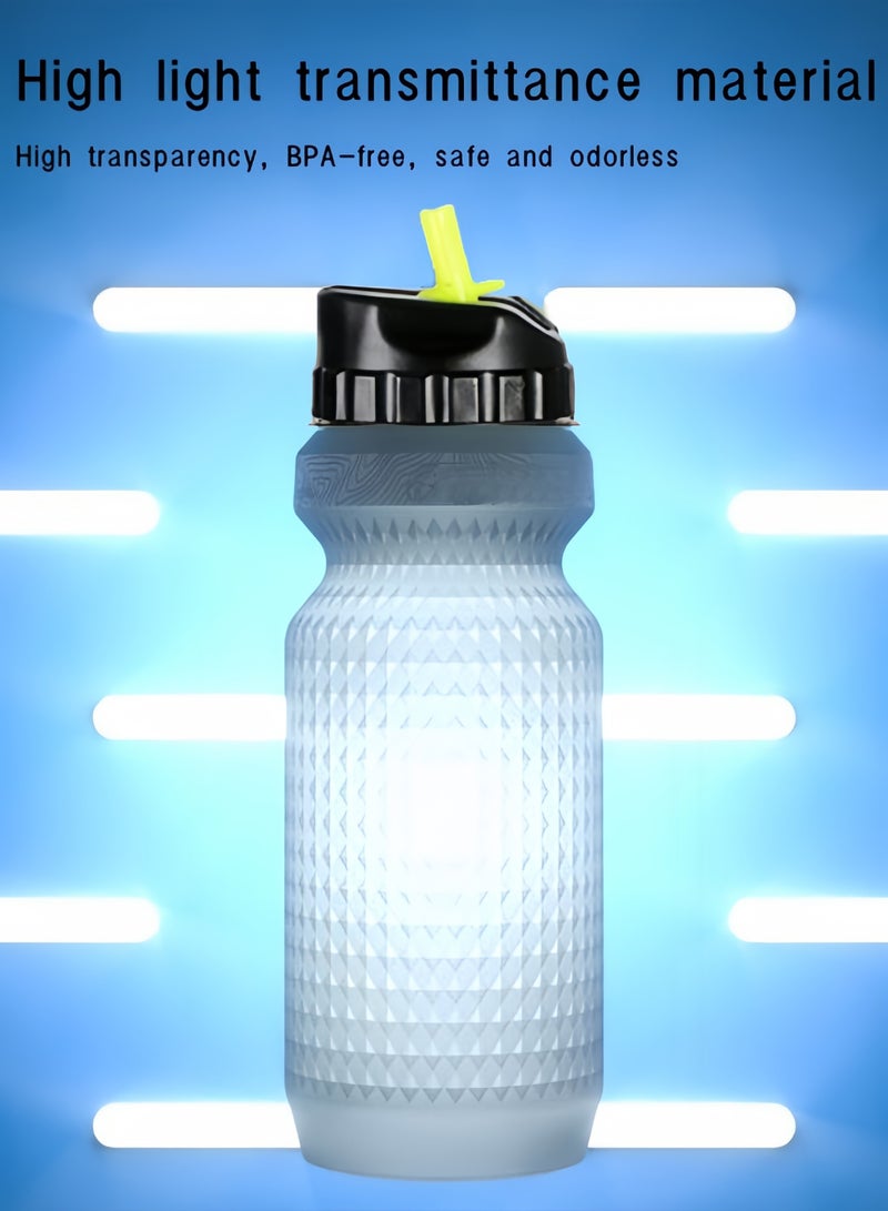 إنلي زجاجة مياه لركوب الدراجات الجبلية وزجاجة مياه رياضية وزجاجة مياه محمولة 650 مل - Image 2