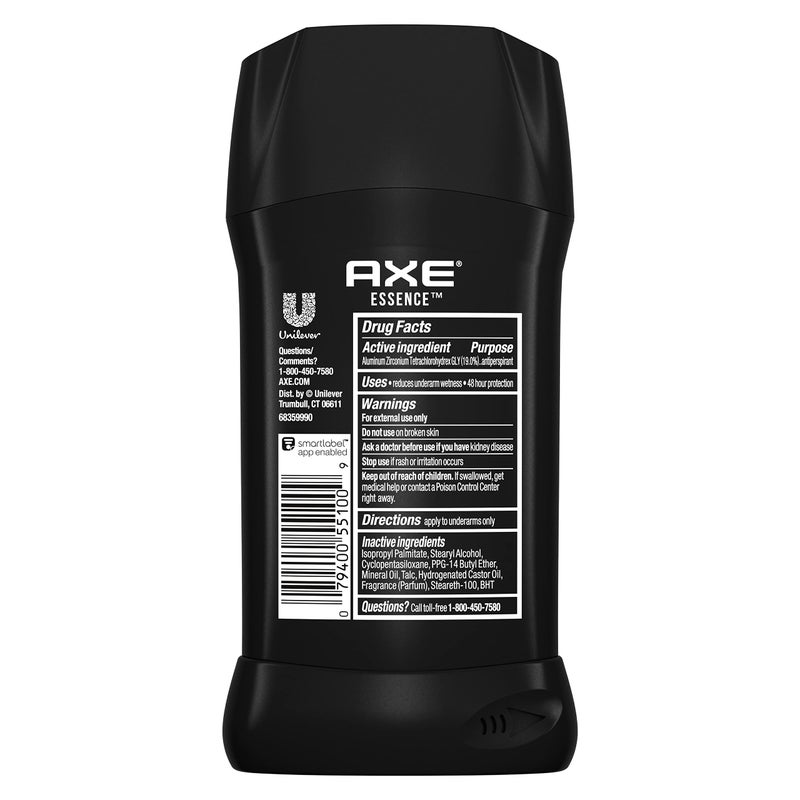 AXE Antiperspirant Deodorant for Men Essence 4 Count 48H Sweat & Odor Protection for Long Lasting Freshness, Black Pepper & Cedarwood 48 Hour Anti Sweat Mens Deodorant 2.7 oz - Image 2