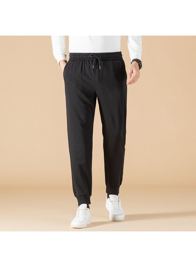 Fapai Spring Casual Versatile Sports Pants Comfortable Elastic Waist Tapered Leg Minimalist Men's Casual Pants - Image 4