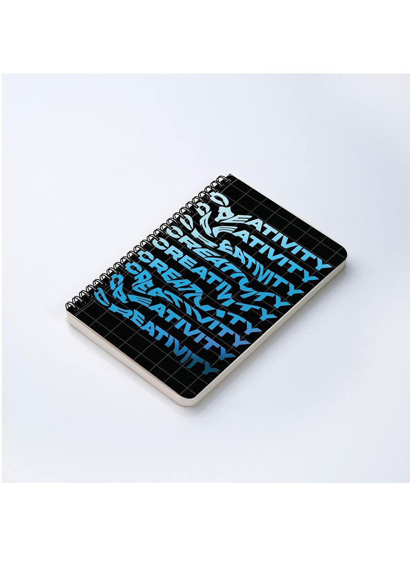 FACTOR NOTES - دفتر ملاحظات حلزوني سادة مقاس A5، 144 صفحة، سمك 100 جرام لكل متر مربع - Image 1