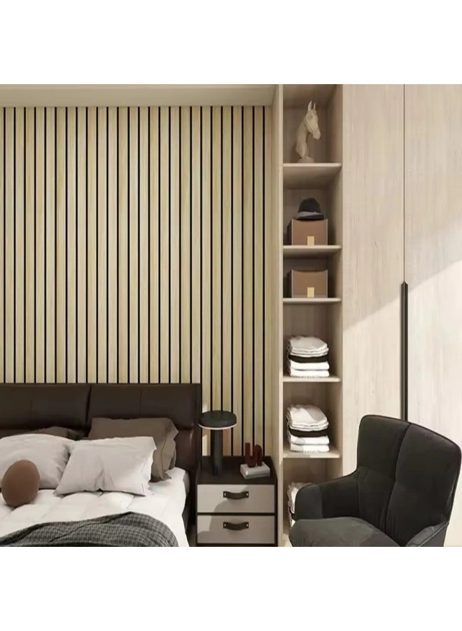 Peel and Stick Wallpaper Light Brown Grid Faux Plaid Design Waterproof for Walls & Ceilings - Image 4