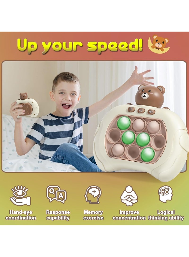 general Kids Toys, Handheld Puzzle Game Console, Squeeze Popcorn Sensory Quick Push Bubble Toys - Image 3