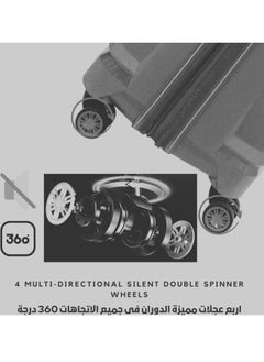 Track Unbreakable Luggage Set Of 4,Spinner Wheels  - Image 5