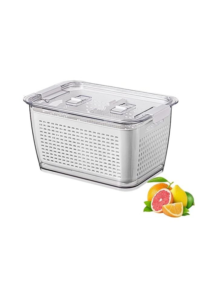 EVER SHINE Fridge Storage Set With Easy Removable Drain Basket - Image 3