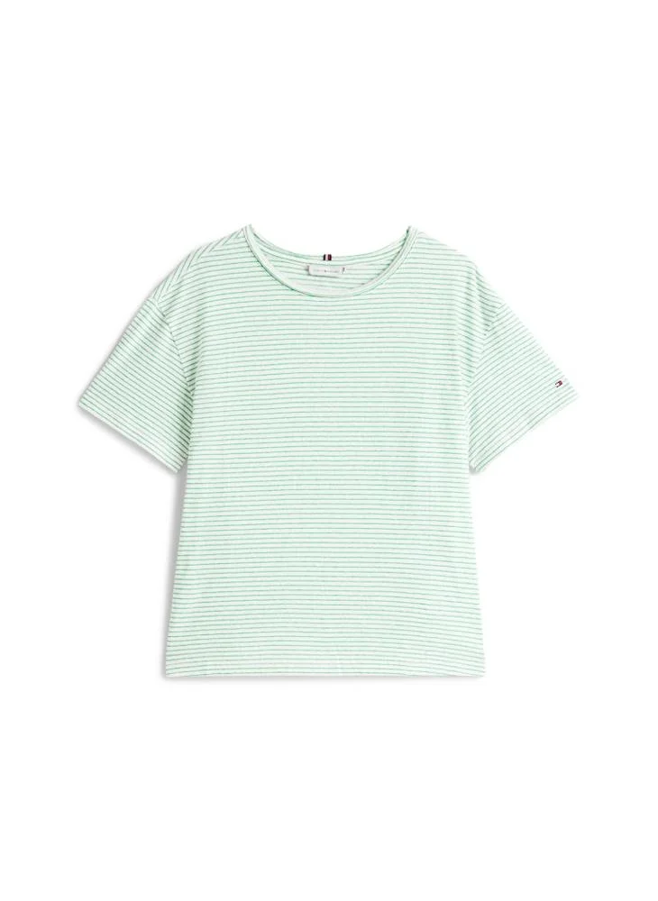 TOMMY HILFIGER Striped Crew Neck T-Shirt